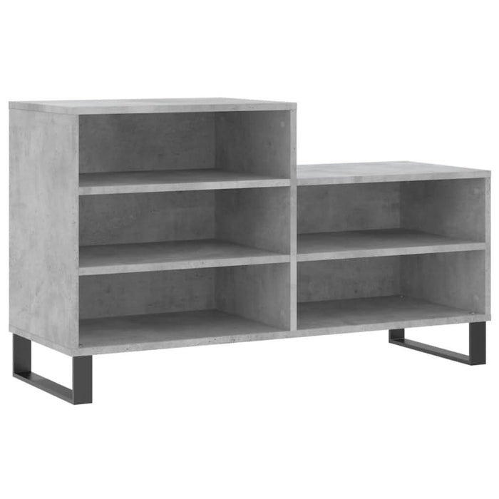 Pantofar, gri beton, 102x36x60 cm, lemn prelucrat - WALTI WALTI