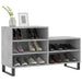 Pantofar, gri beton, 102x36x60 cm, lemn prelucrat - WALTI WALTI