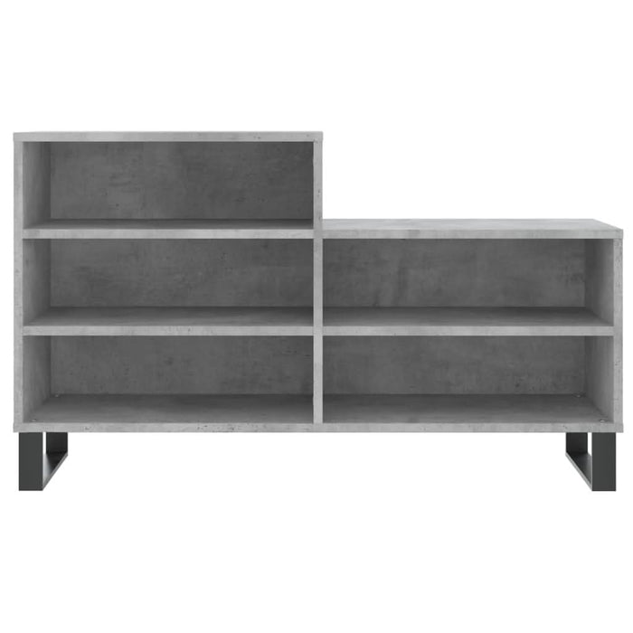 Pantofar, gri beton, 102x36x60 cm, lemn prelucrat - WALTI WALTI