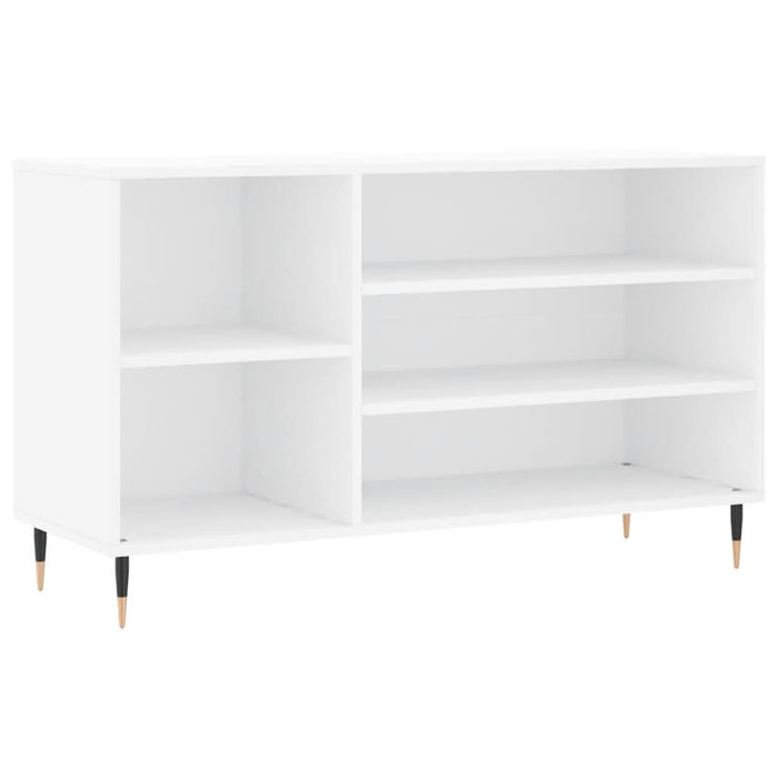Pantofar, alb extralucios, 102x36x60 cm, lemn compozit - WALTI WALTI