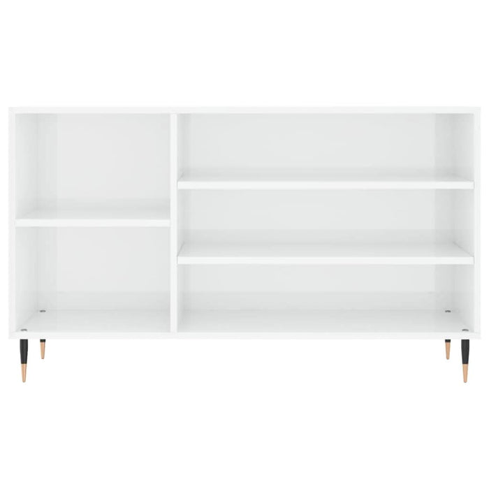 Pantofar, alb extralucios, 102x36x60 cm, lemn compozit - WALTI WALTI
