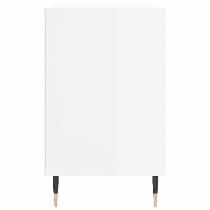 Pantofar, alb extralucios, 102x36x60 cm, lemn compozit - WALTI WALTI
