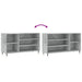 Pantofar, gri beton, 102x36x60 cm, lemn prelucrat - WALTI WALTI