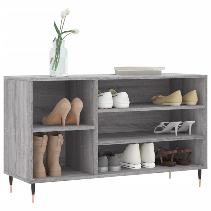 Pantofar, gri sonoma, 102x36x60 cm, lemn prelucrat - WALTI WALTI