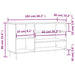 Pantofar, gri sonoma, 102x36x60 cm, lemn prelucrat - WALTI WALTI