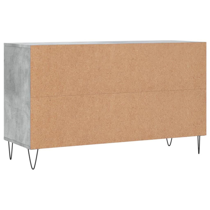 Pantofar, gri beton, 102x36x60 cm, lemn prelucrat - WALTI WALTI