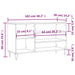 Pantofar, gri sonoma, 102x36x60 cm, lemn prelucrat - WALTI WALTI