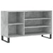 Pantofar, gri beton, 102x36x60 cm, lemn prelucrat - WALTI WALTI