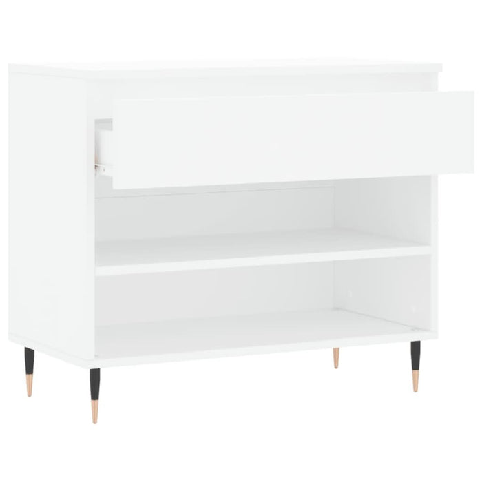 Pantofar, alb, 70x36x60 cm, lemn prelucrat - WALTI WALTI