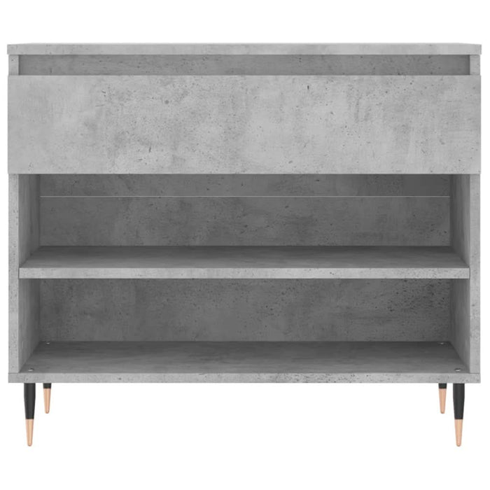 Pantofar, gri beton, 70x36x60 cm, lemn prelucrat - WALTI WALTI