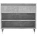 Pantofar, gri beton, 70x36x60 cm, lemn prelucrat - WALTI WALTI