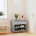 Pantofar, gri beton, 70x36x60 cm, lemn prelucrat - WALTI WALTI