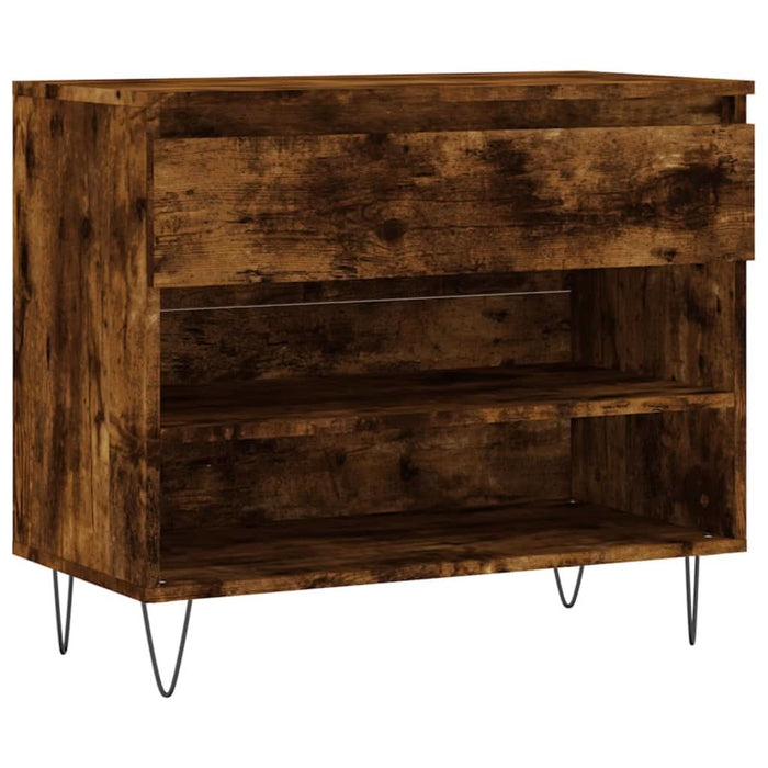 Pantofar, stejar fumuriu, 70x36x60 cm, lemn prelucrat - WALTI WALTI