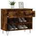 Pantofar, stejar fumuriu, 70x36x60 cm, lemn prelucrat - WALTI WALTI