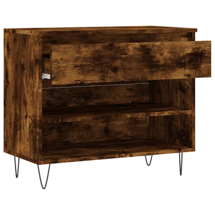 Pantofar, stejar fumuriu, 70x36x60 cm, lemn prelucrat - WALTI WALTI