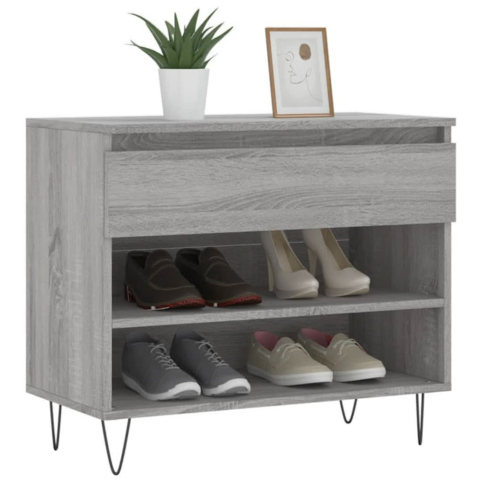 Pantofar, gri sonoma, 70x36x60 cm, lemn prelucrat - WALTI WALTI