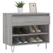 Pantofar, gri sonoma, 70x36x60 cm, lemn prelucrat - WALTI WALTI