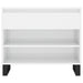Pantofar, alb extralucios, 70x36x60 cm, lemn prelucrat - WALTI WALTI