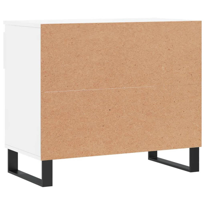 Pantofar, alb extralucios, 70x36x60 cm, lemn prelucrat - WALTI WALTI
