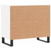 Pantofar, alb extralucios, 70x36x60 cm, lemn prelucrat - WALTI WALTI