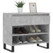 Pantofar, gri beton, 70x36x60 cm, lemn prelucrat - WALTI WALTI