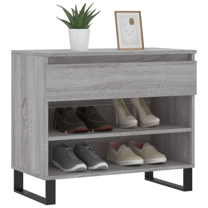 Pantofar, gri sonoma, 70x36x60 cm, lemn prelucrat - WALTI WALTI