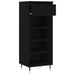 Pantofar, negru, 40x36x105 cm, lemn compozit - WALTI WALTI
