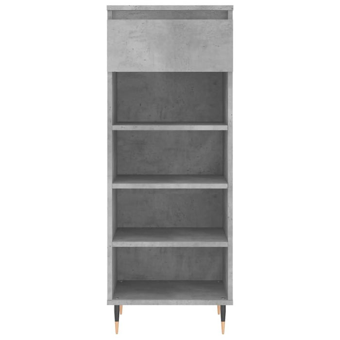 Pantofar, gri beton, 40x36x105 cm, lemn prelucrat - WALTI WALTI