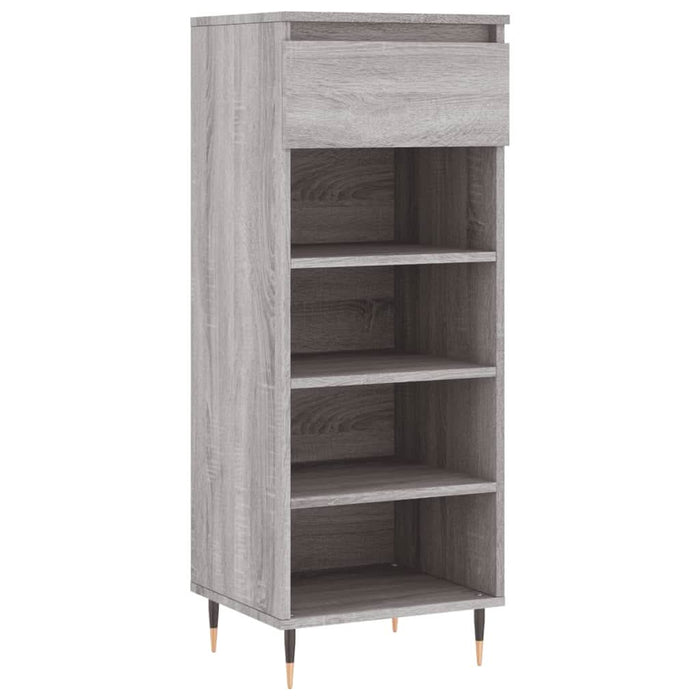 Pantofar, gri sonoma, 40x36x105 cm, lemn prelucrat - WALTI WALTI