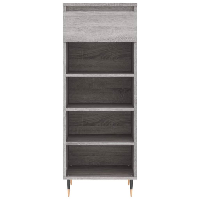 Pantofar, gri sonoma, 40x36x105 cm, lemn prelucrat - WALTI WALTI