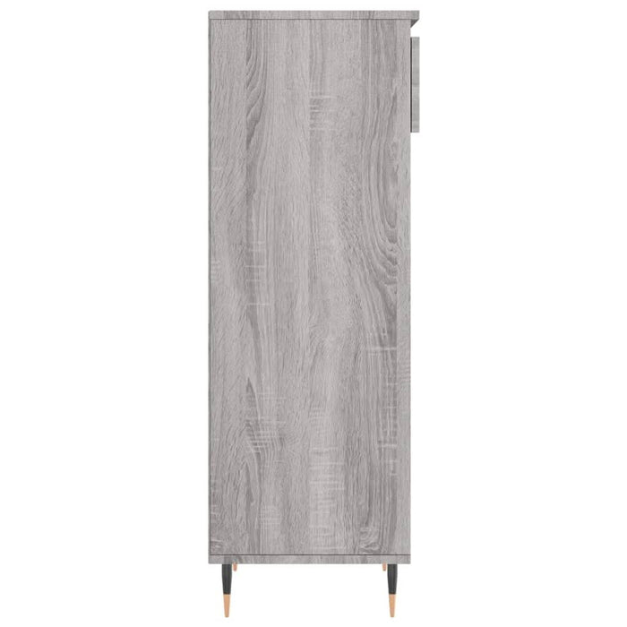 Pantofar, gri sonoma, 40x36x105 cm, lemn prelucrat - WALTI WALTI