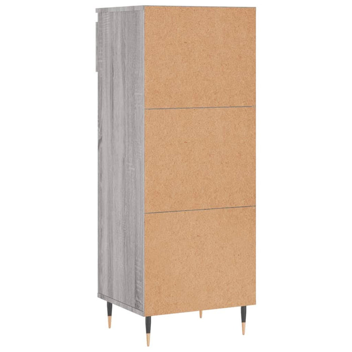 Pantofar, gri sonoma, 40x36x105 cm, lemn prelucrat - WALTI WALTI