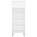 Pantofar, alb extralucios, 40x36x105 cm, lemn compozit - WALTI WALTI