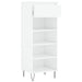 Pantofar, alb extralucios, 40x36x105 cm, lemn compozit - WALTI WALTI