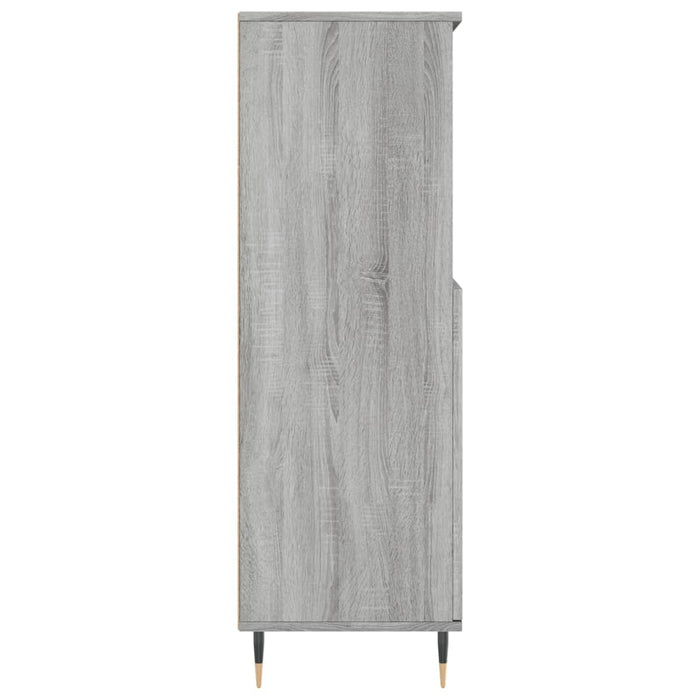 Dulap înalt, gri sonoma, 60x36x110 cm, lemn prelucrat - WALTI WALTI