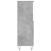 Dulap înalt, gri beton, 60x36x110 cm, lemn compozit - WALTI WALTI