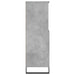 Dulap înalt, gri beton, 60x36x110 cm, lemn compozit - WALTI WALTI