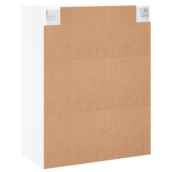 Dulap cu montaj pe perete, alb extralucios, 69,5x34x90 cm WALTI