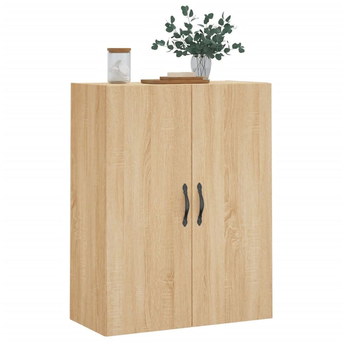 Dulap TV pe perete stejar sonoma, 69,5x34x90 cm, lemn prelucrat - WALTI WALTI