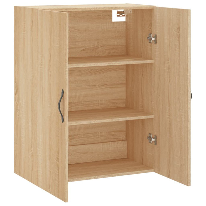 Dulap TV pe perete stejar sonoma, 69,5x34x90 cm, lemn prelucrat - WALTI WALTI