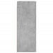 Dulap pe perete, gri beton, 69,5x34x90 cm, lemn prelucrat - WALTI WALTI