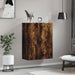 Dulap pe perete, stejar afumat, 69,5x34x90 cm, lemn prelucrat - WALTI WALTI