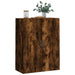 Dulap pe perete, stejar afumat, 69,5x34x90 cm, lemn prelucrat - WALTI WALTI