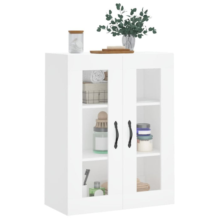 Dulap montat pe perete, alb, 69,5x34x90 cm, lemn prelucrat - WALTI WALTI