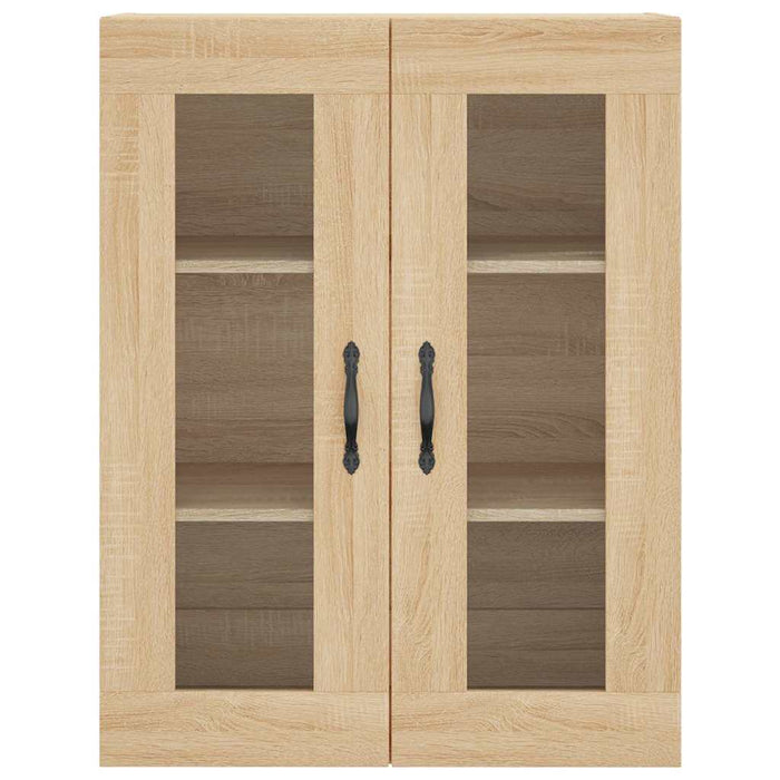 Dulap TV pe perete stejar sonoma, 69,5x34x90 cm, lemn prelucrat - WALTI WALTI