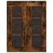 Dulap pe perete, stejar afumat, 69,5x34x90 cm, lemn prelucrat - WALTI WALTI