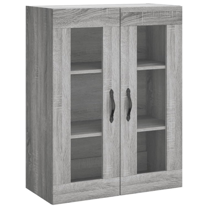 Dulap pe perete, sonoma gri, 69,5x34x90 cm, lemn prelucrat - WALTI WALTI