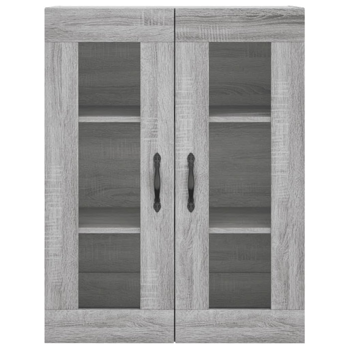 Dulap pe perete, sonoma gri, 69,5x34x90 cm, lemn prelucrat - WALTI WALTI