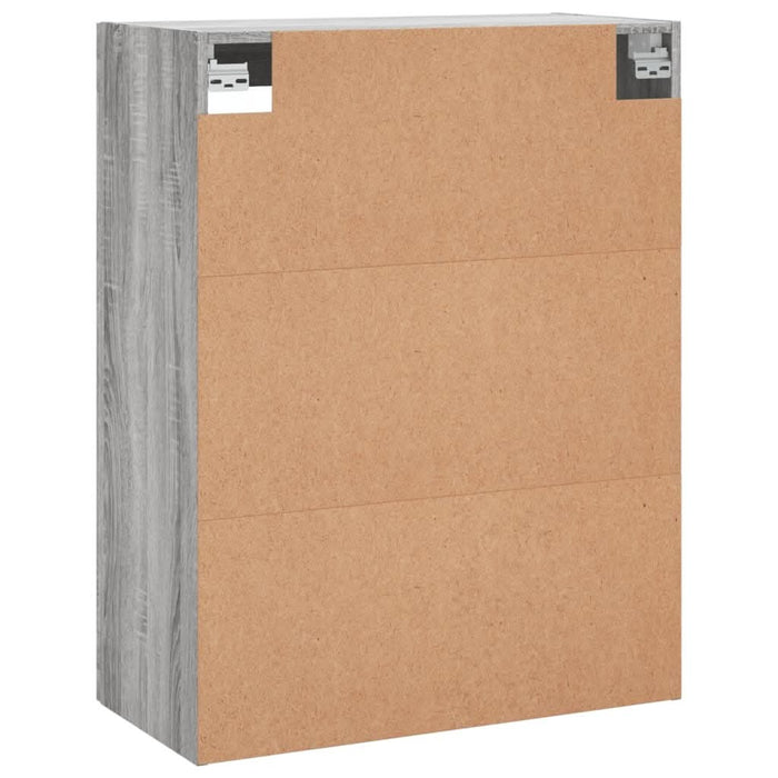 Dulap pe perete, sonoma gri, 69,5x34x90 cm, lemn prelucrat - WALTI WALTI
