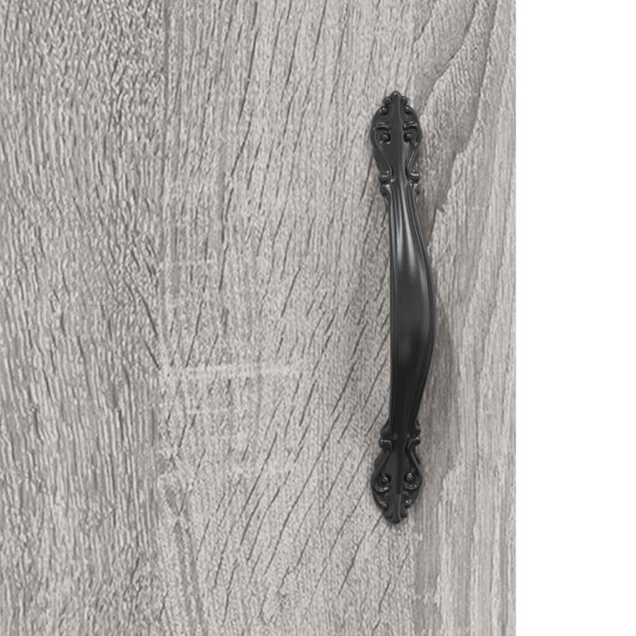 Dulap pe perete, sonoma gri, 69,5x34x90 cm, lemn prelucrat - WALTI WALTI